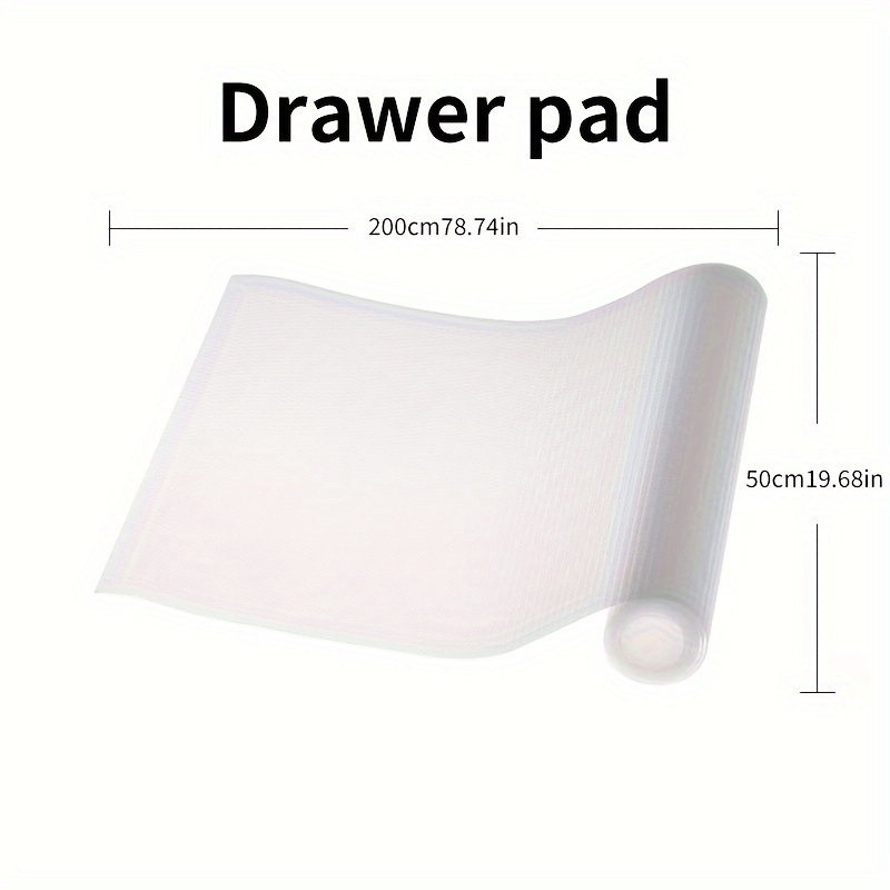 Drawer Liners, Kitchen Shelf Liner 23'''' Kitchen Cupboard Cabinet Liner  Adhesive Waterproof Washable Fridge Slip Mats, Size 23