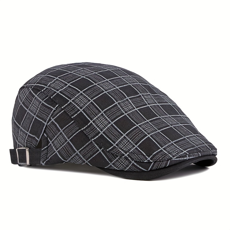 Gorra plana de algodón para hombre Ivy Gatsby Newsboy Hat Summer Driving  Scally Cap Thin Cap