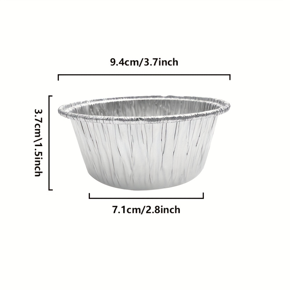 50pcs Disposable Souffle Baking Cup 3.7 inch Tart Cake Mold Halloween