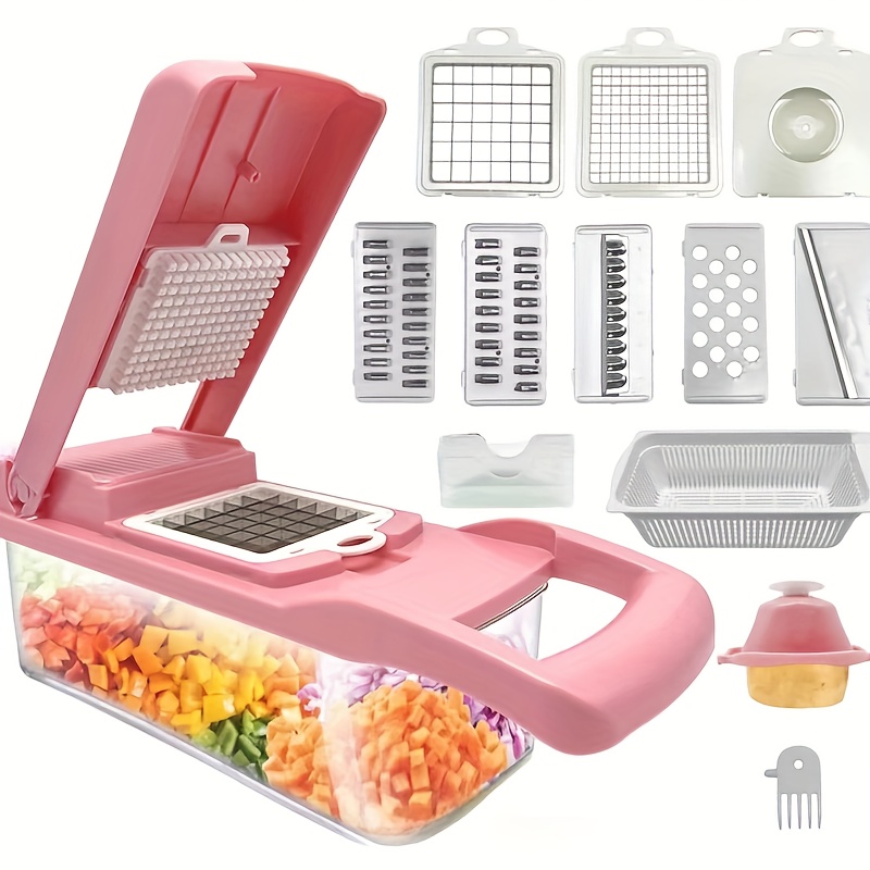 15 Pcs Multi-functional Vegetable Cutter Vegetable Shredder Potato