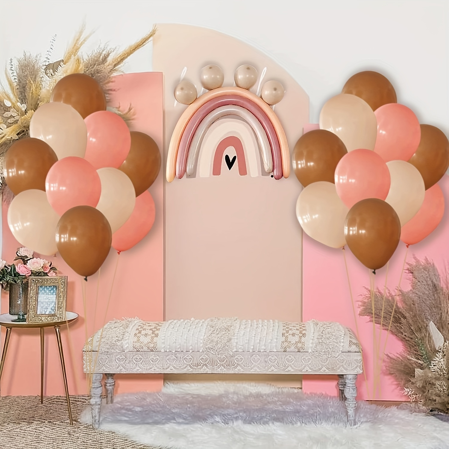 Boho Rainbow Birthday Party Decorations Set Includes Happy - Temu