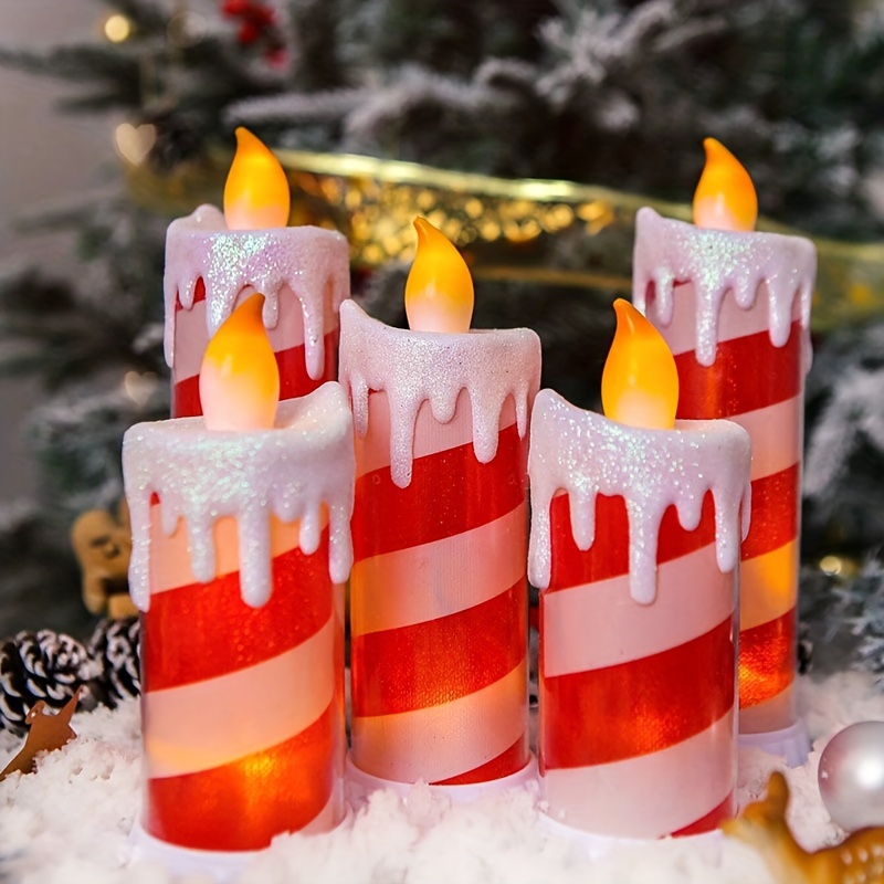 1 Pieza Velas Navideñas Luces Velas Electrónicas Led - Temu Spain