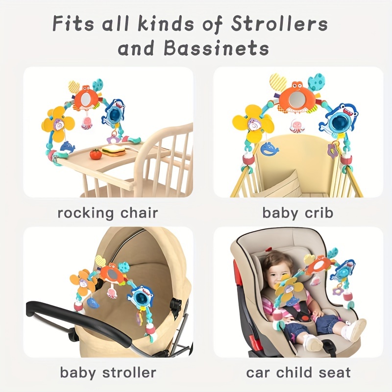 Adjustable Baby Hanging Toy for Crib Stroller Car Seat