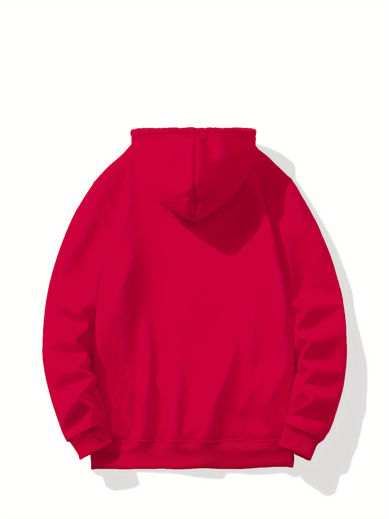  Sudadera con capucha para hombre de otoño e invierno para ocio  y moda, Rojo - : Ropa, Zapatos y Joyería
