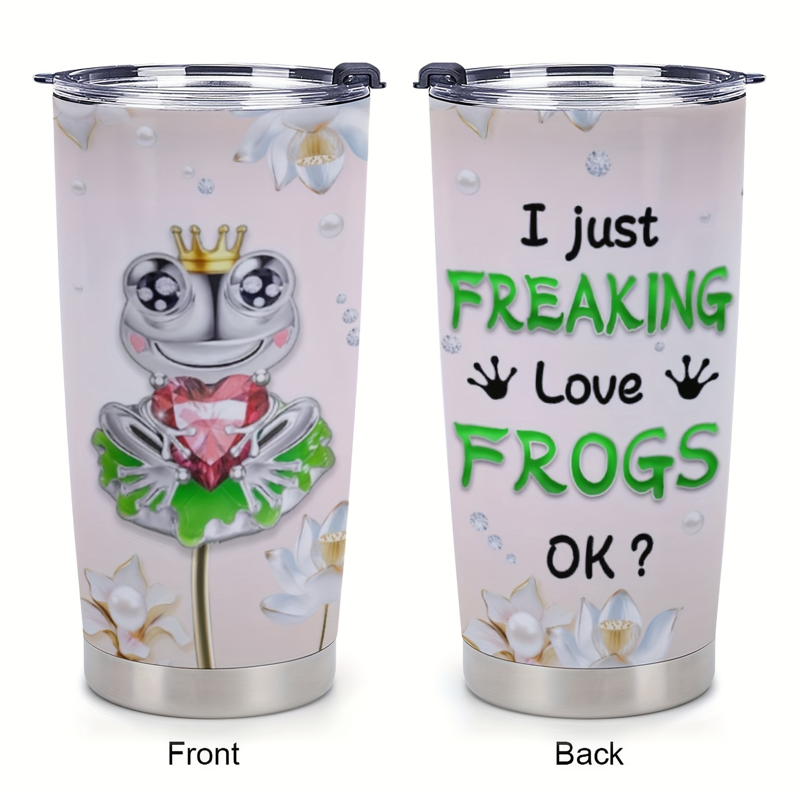 Frog Gifts Women Girls Frog Tumbler Jewelry Drawings - Temu Australia