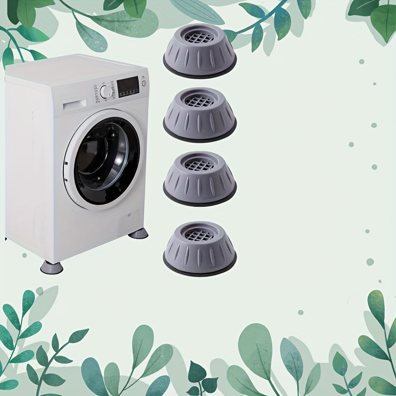 Support de machine à laver anti-choc et antibruit, réduction du bruit et  antidérapant anti-vibration caoutchouc Lave-linge Pieds Pads, lavage  anti-marche sèche-linge