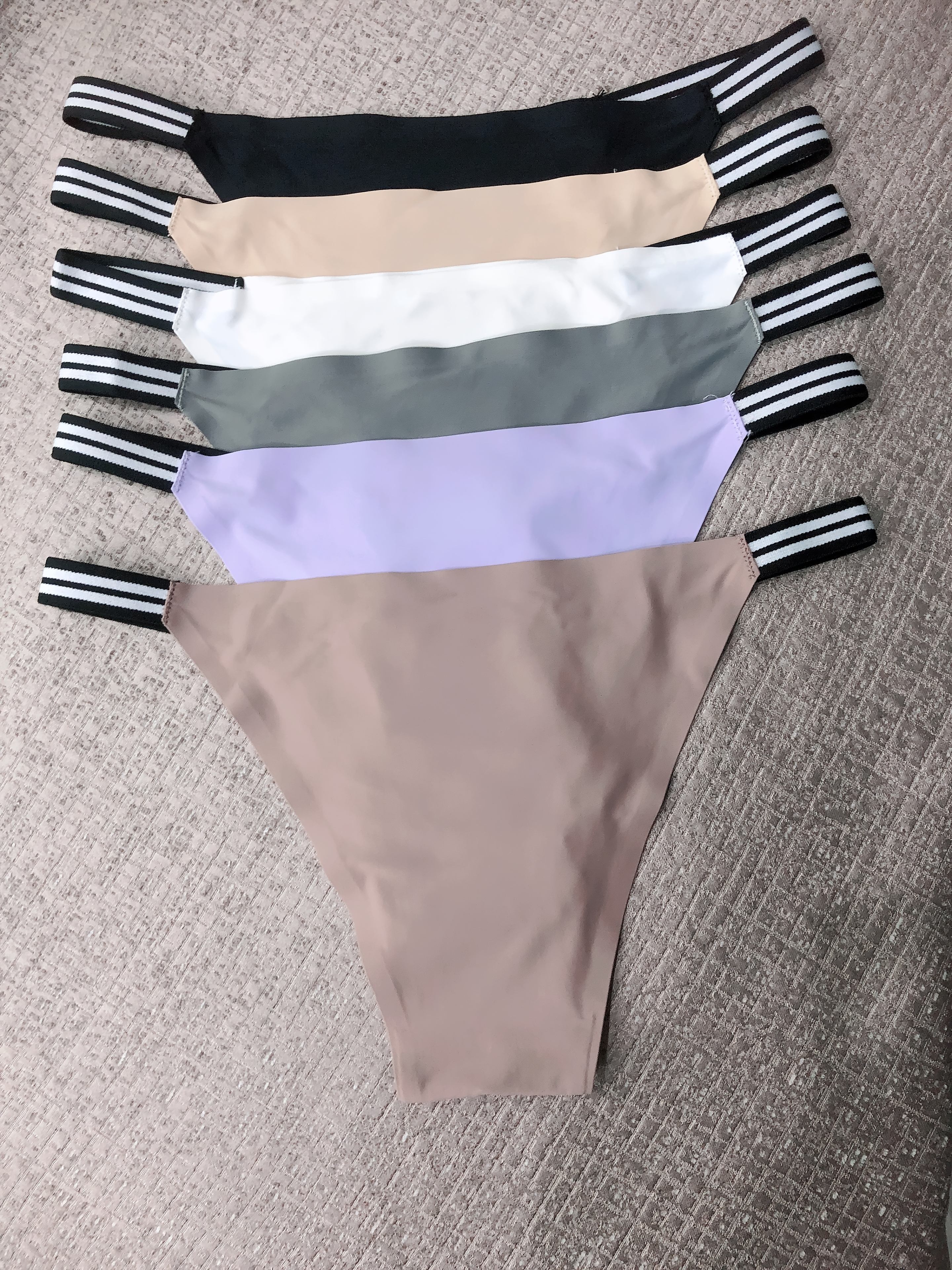Women's Simple Low Rise Comfort Bikini Panties Candy Color - Temu Canada