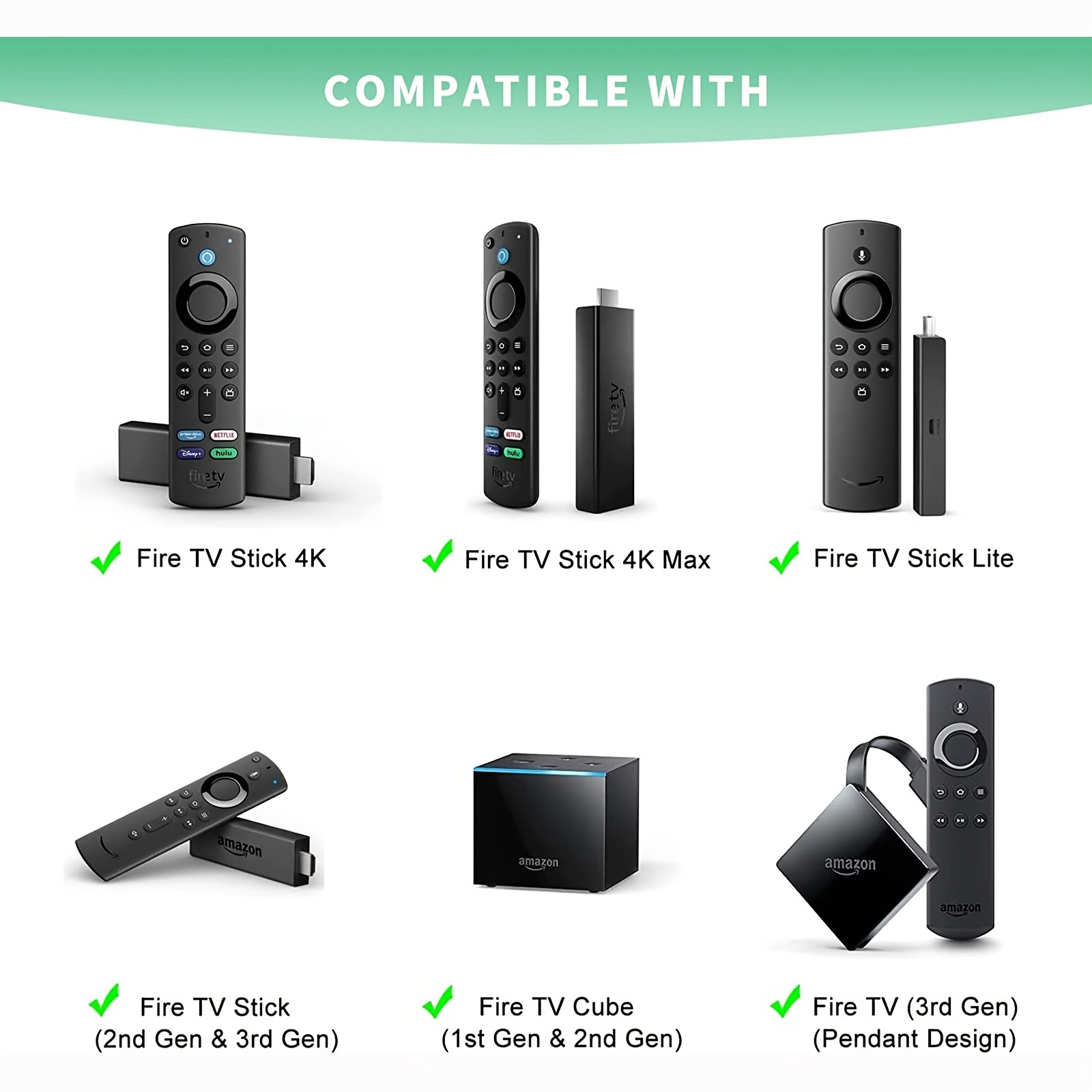 Fire TV Stick 4K Max Voice Remote with TV Controls – Cool