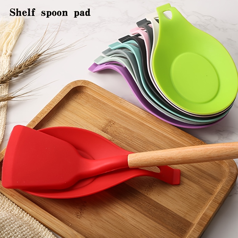 Abs Utensil Rest With Drip Pad Kitchen Utensil Holder For - Temu