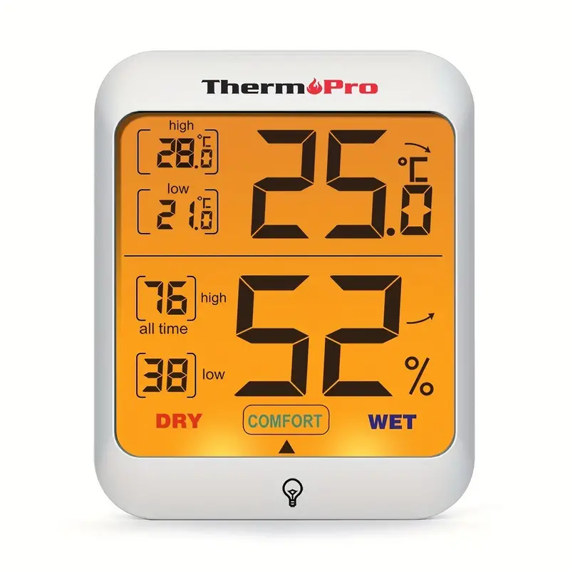 Thermopro Tp53 Digital Hygrometer Indoor Thermometer With Comfort