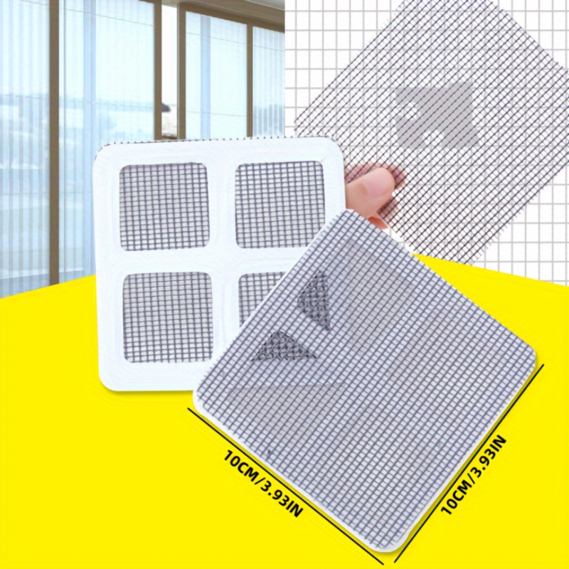 Huamade Strong Self Adhesive Window Screen Repair Tape Window Net Screen  Repair Patch Covering Up Holes Tears Anti-insect Mosquito Mesh