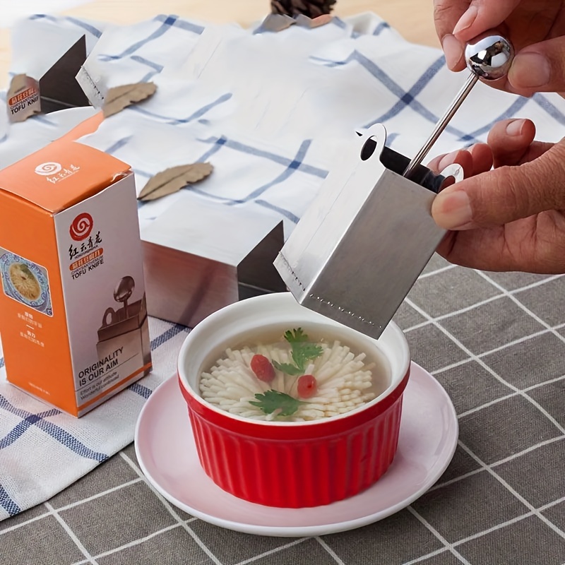 Kitchen Plastic Rectangle Handmade Press Maker Tofu Mold Cutter