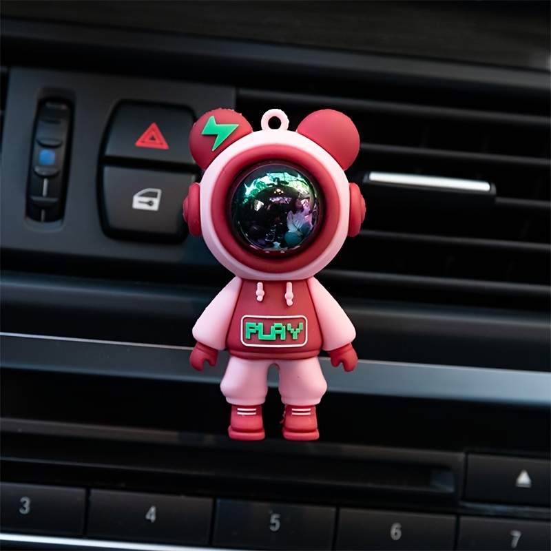 1pc Cartoon Astronaut Design Auto Luftauslass Aromatherapie Diffusor Clip,  Auto Klimaanlage Dekoration Clip, Auto Innenraum Dekoration