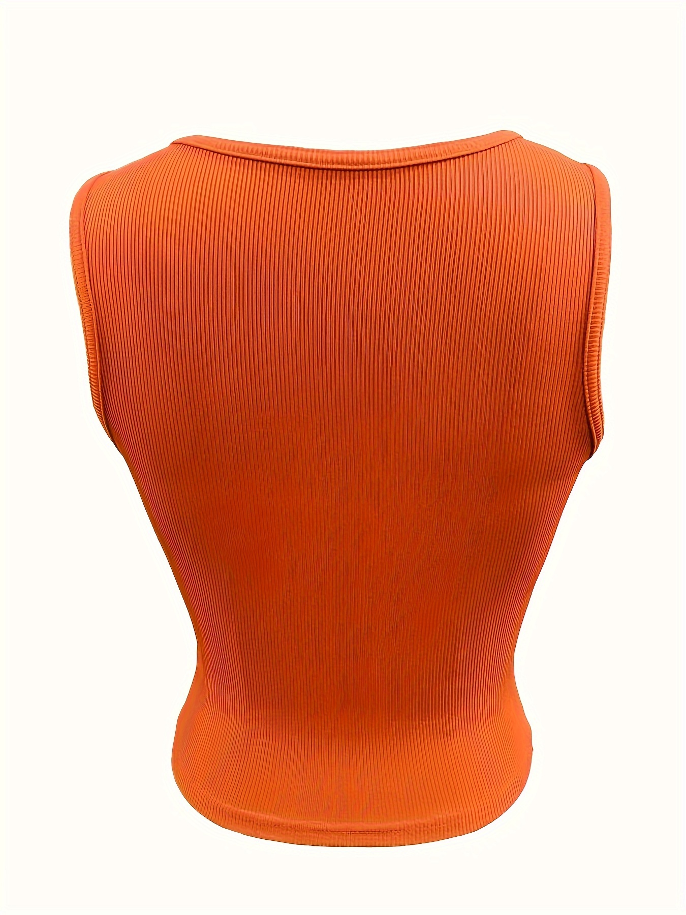 Women'S Fashionable Small V-Neck Tank Top - Light Blue, Ribbed, Notched Collar, Solid Color, Perfect for Spring/Summer/Fall, Casual Attire, Casual Wear|Vneck Top|Ribbed Texture