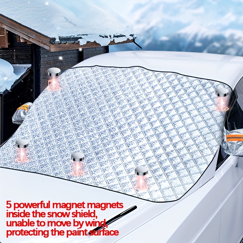 Universal Car Snow Cover Winter Windshield Sunshade Outdoor - Temu