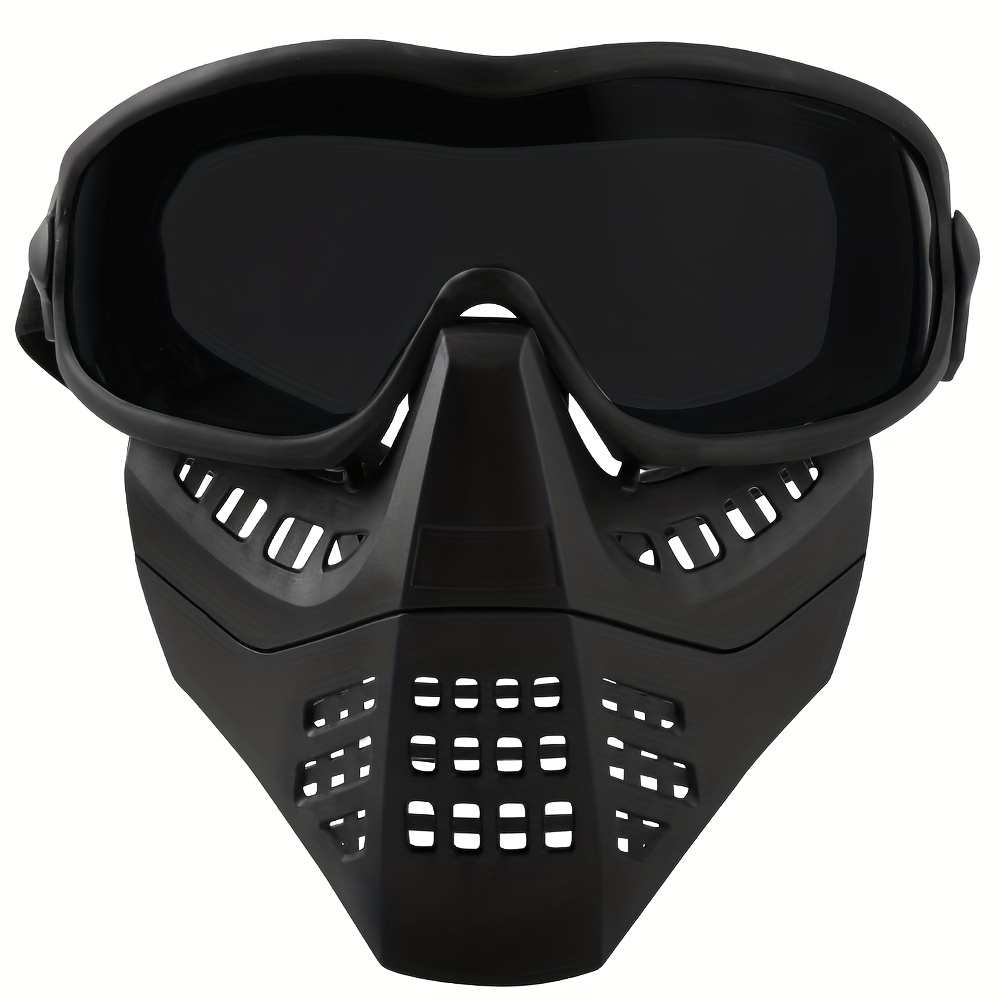 Masque à gaz complet pour airsoft, protection de cosplay, masque d'irateur  de protection, masque de tir, masque de chasse, masque d'équitation, masque  de jeu CS