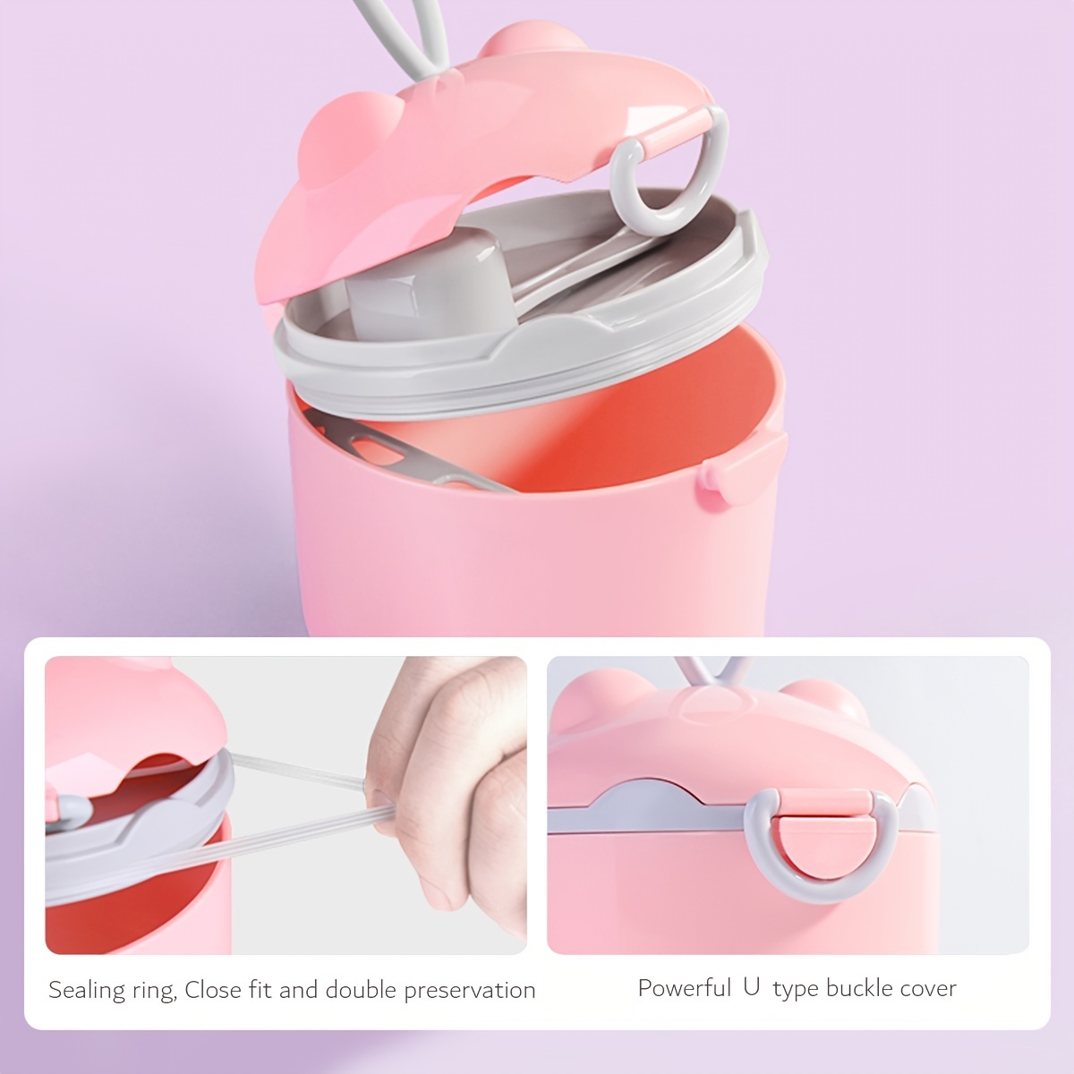 Portable Safe Milk Powder Box for Baby