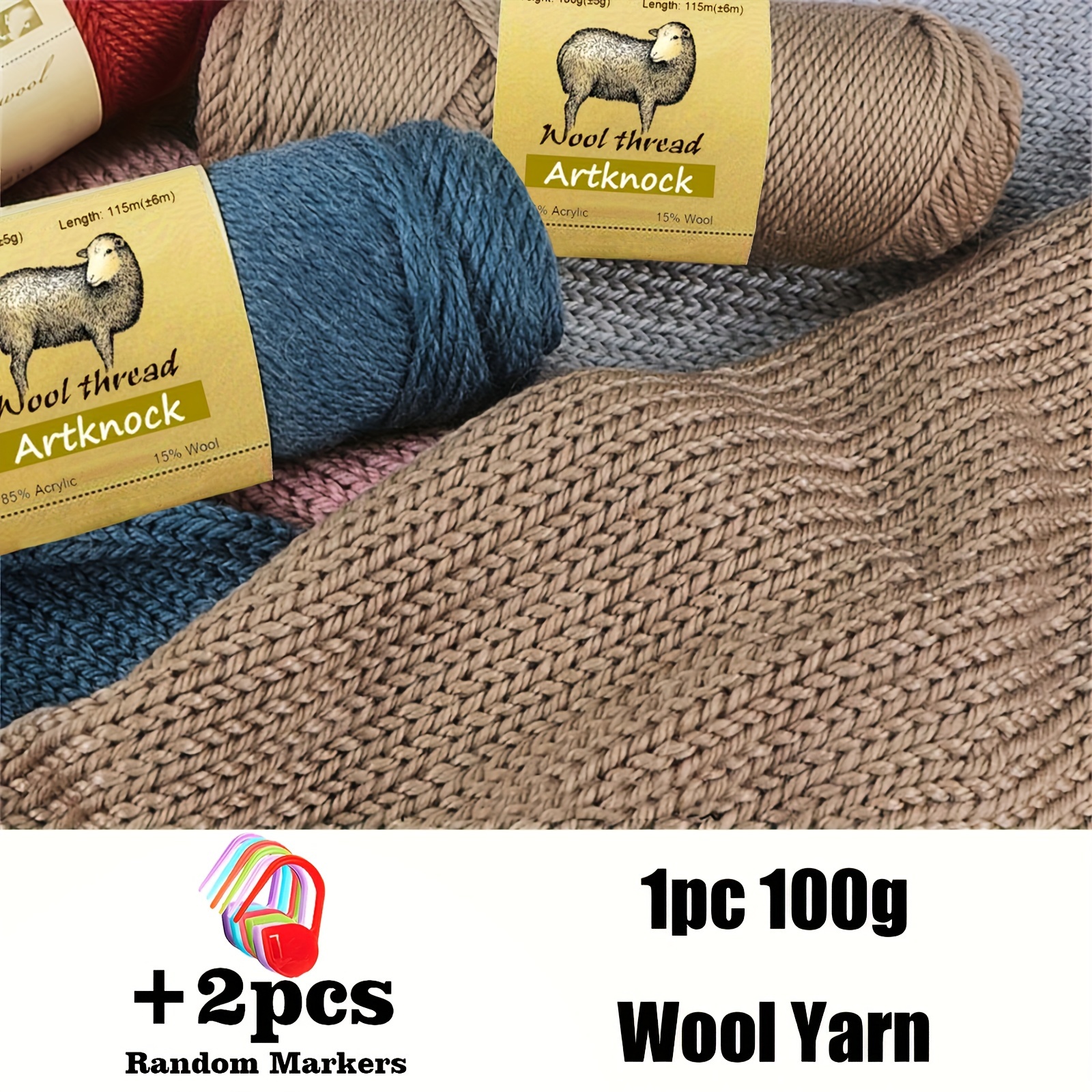 Wool Yarn For Knitting - Temu