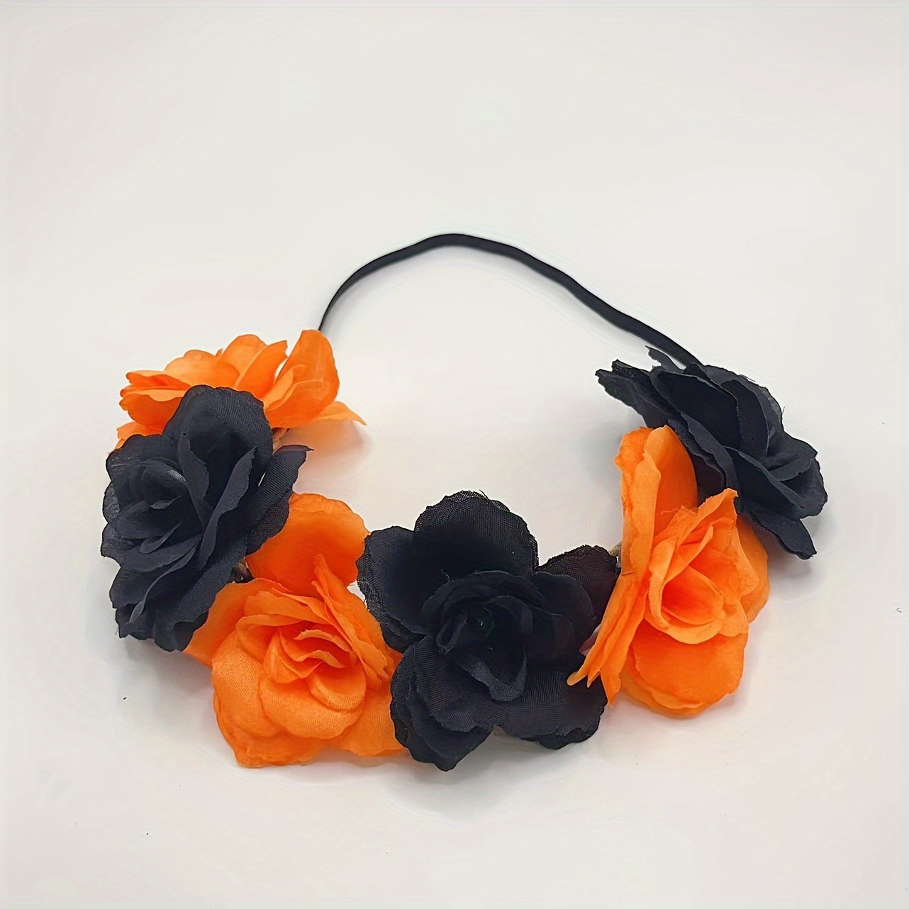 Couronne de Fleurs Roses pour Festival, Accessoires pour Cheveux