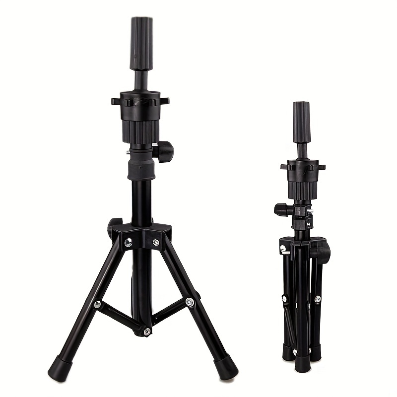 Wig Stand Tripod Mannequin Head Stand Adjustable Holder For - Temu