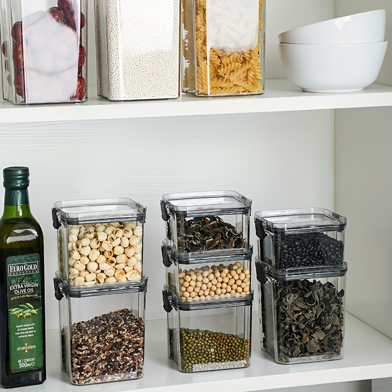 Clear Airtight Food Storage Container Clear Kitchen Pantry Storage