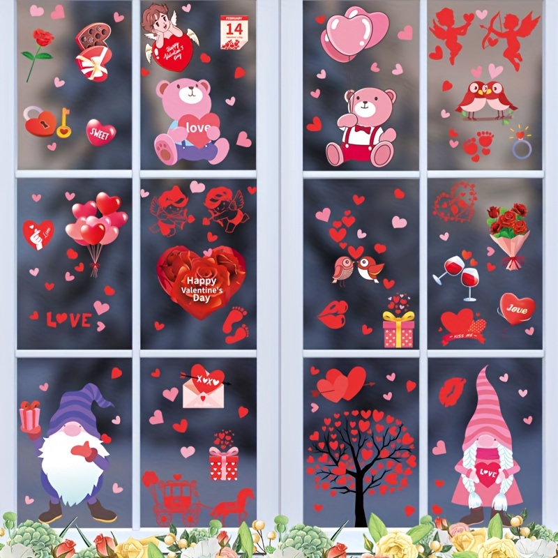  12Sheets Valentines Day Iron on Transfers Stickers