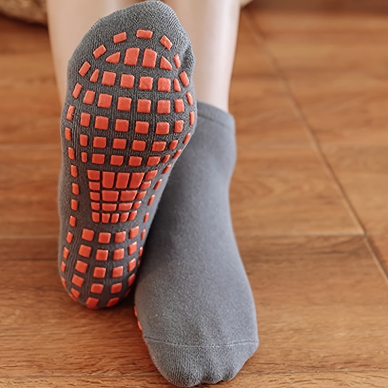 Yoga Pilates Silicone Anti Slip Grip Socks Ankle Dance Socks
