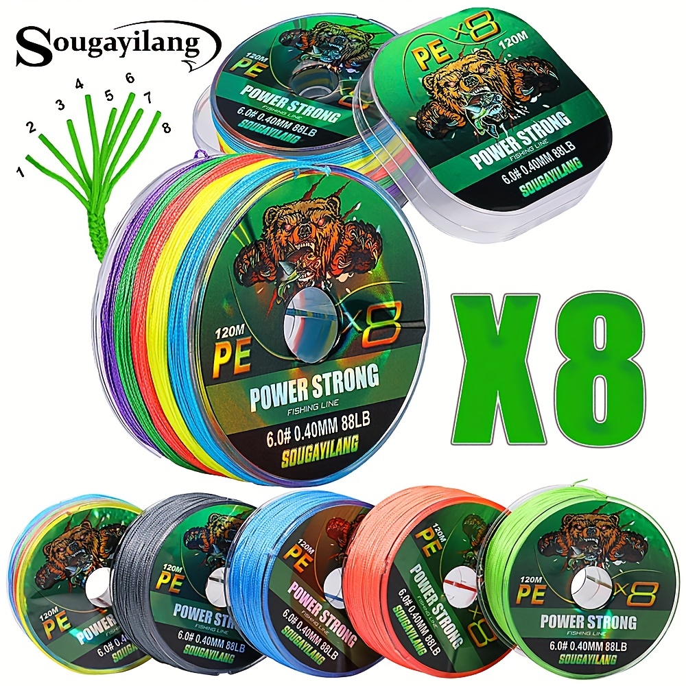 Strong Smooth 8 Strand Braided Fishing Line /1093yds - Temu