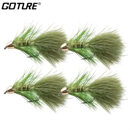 1pc Green Tail Hand Tied Fly Fishing Flies With - Temu Canada