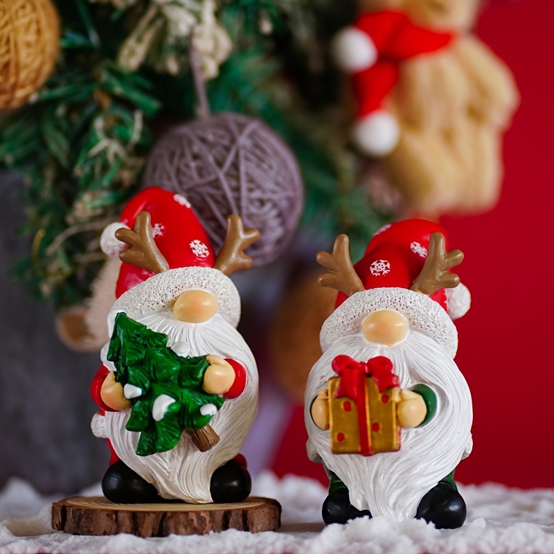 1 Pièce Décorations De Noël Du Père Noël Gnome D'extérieur - Temu