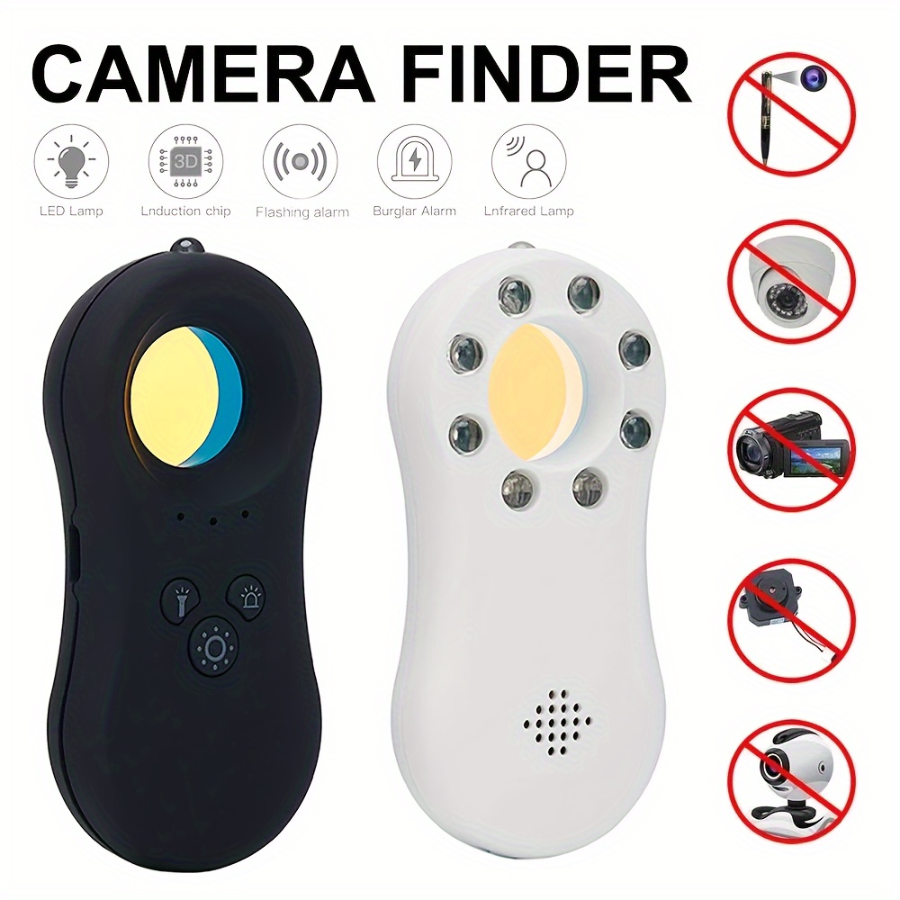 PRO Detector de cámara oculta portátil y escáner antiespía - Detecta  dispositivos de video encubiertos y cámaras de seguimiento