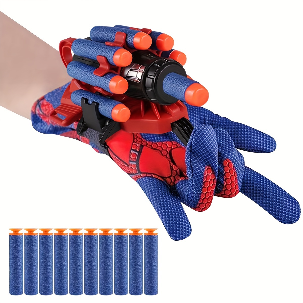 

20 Bullets Wristwatch Launcher Toy Role-playing Accessories Props Gloves Children's Gifts Outdoor Toys 1pc Random Color