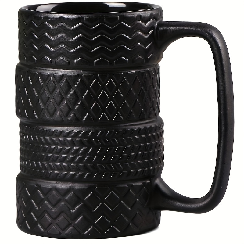 Tire Shape Mug Creative Household Casual Coffee Mug Ceramic - Temu