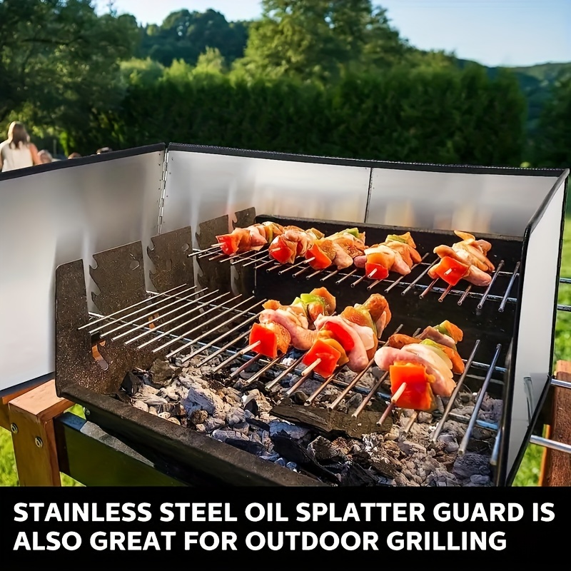 Kitchen Oil Splash Guard Anti Splatter Shield Guard Kitchen - Temu