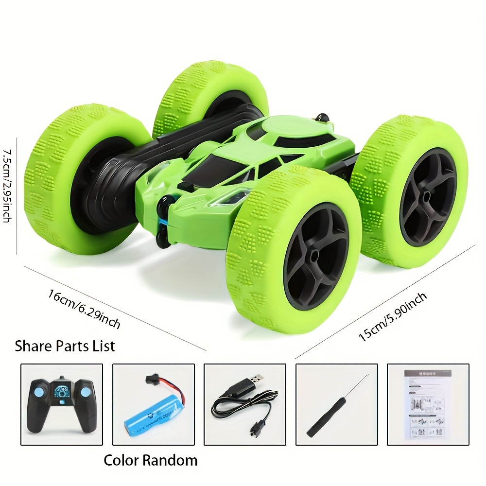 Remote Control Car Stunt RC Cars, 2.4Ghz Double Sided 360 Rotating RC Crawler With Headlights, 4WD Off Road Drift RC Race Car Toy Best Christmas Gift details 1