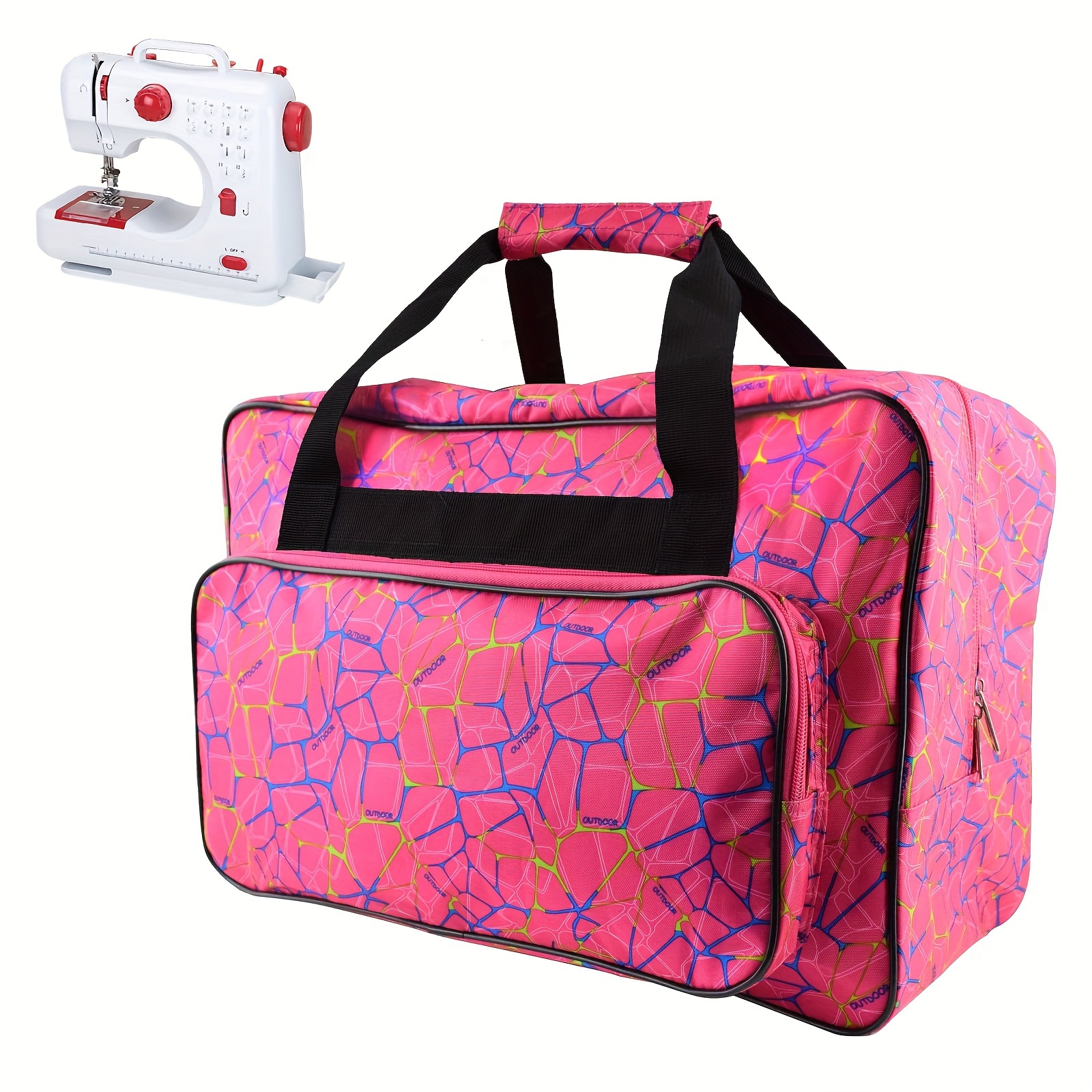 Sewing Machine Carrying Case Universal Canvas Carry Tote Bag - Temu