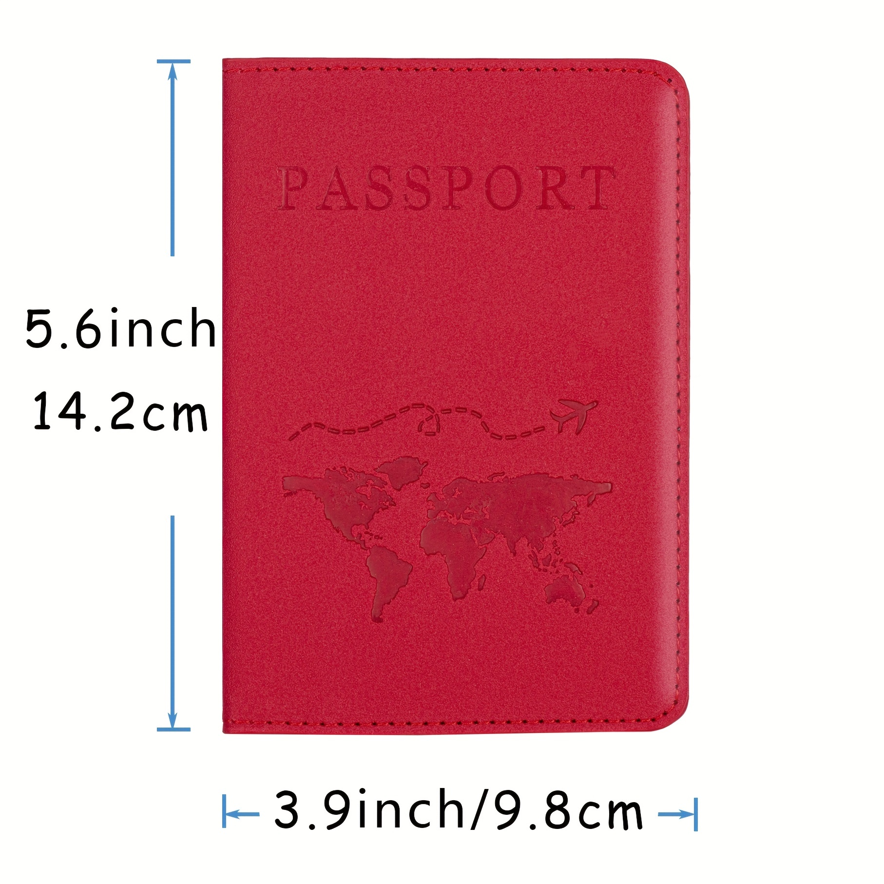 1pc Pu Leather Passport Holder Travel Accessories Passport Wallet Slim Passport  Cover Protector - Bags & Luggage - Temu Germany