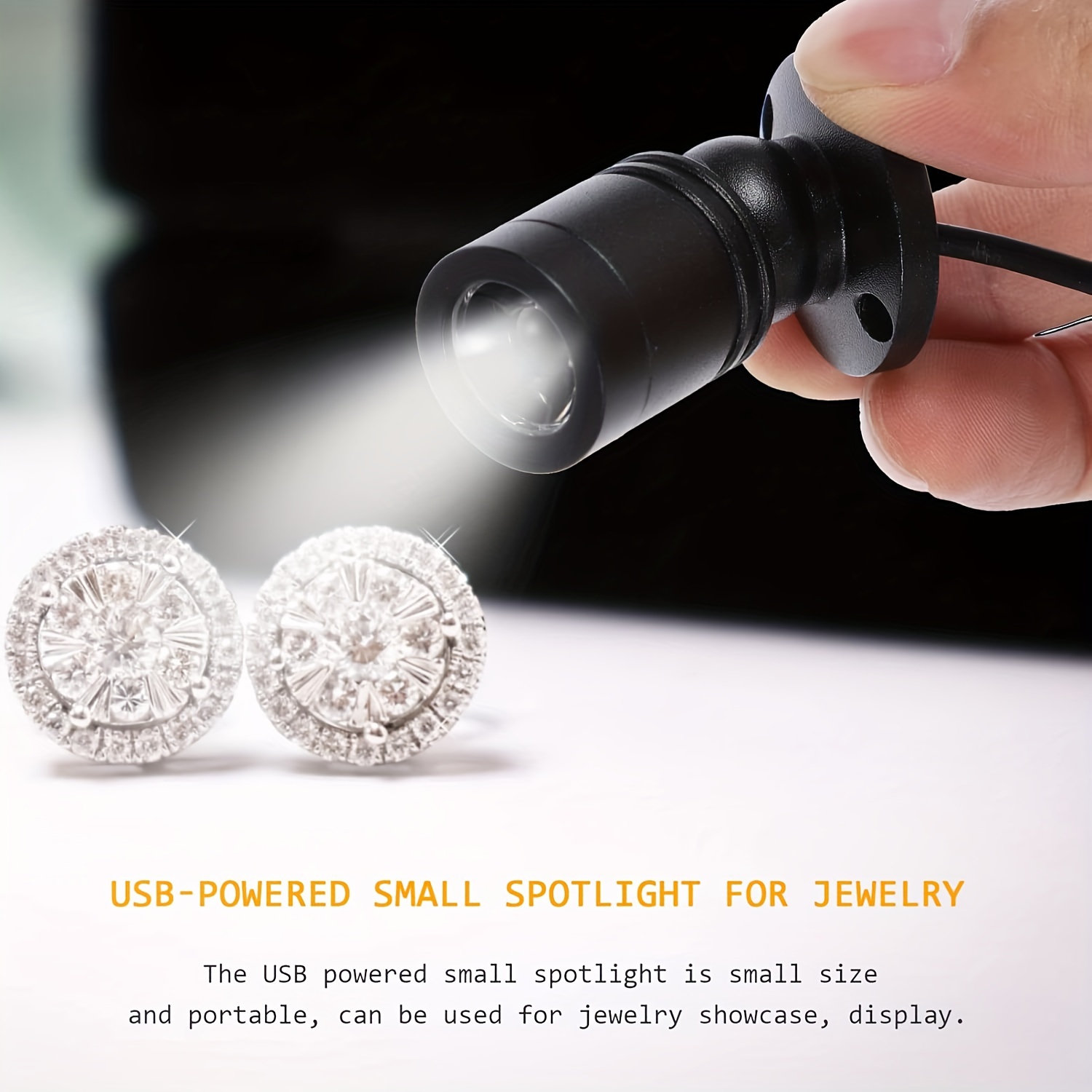 Usb Mini Led Embedded Chassis Small Spotlight Miniature - Temu