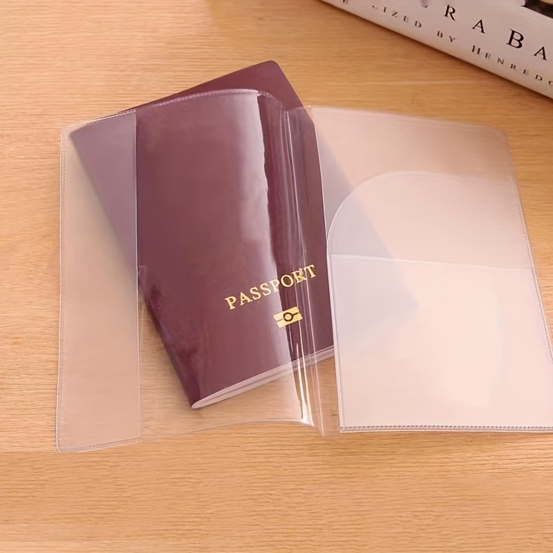 Etui Passeport Transparent, 6 PCS Protège Passeports Transparent, Pochette  Passeport, Protecteur de Passeport en Plastique Transparent, Couvertures de  Passeport pour Passeport de Taille Standard : : Mode