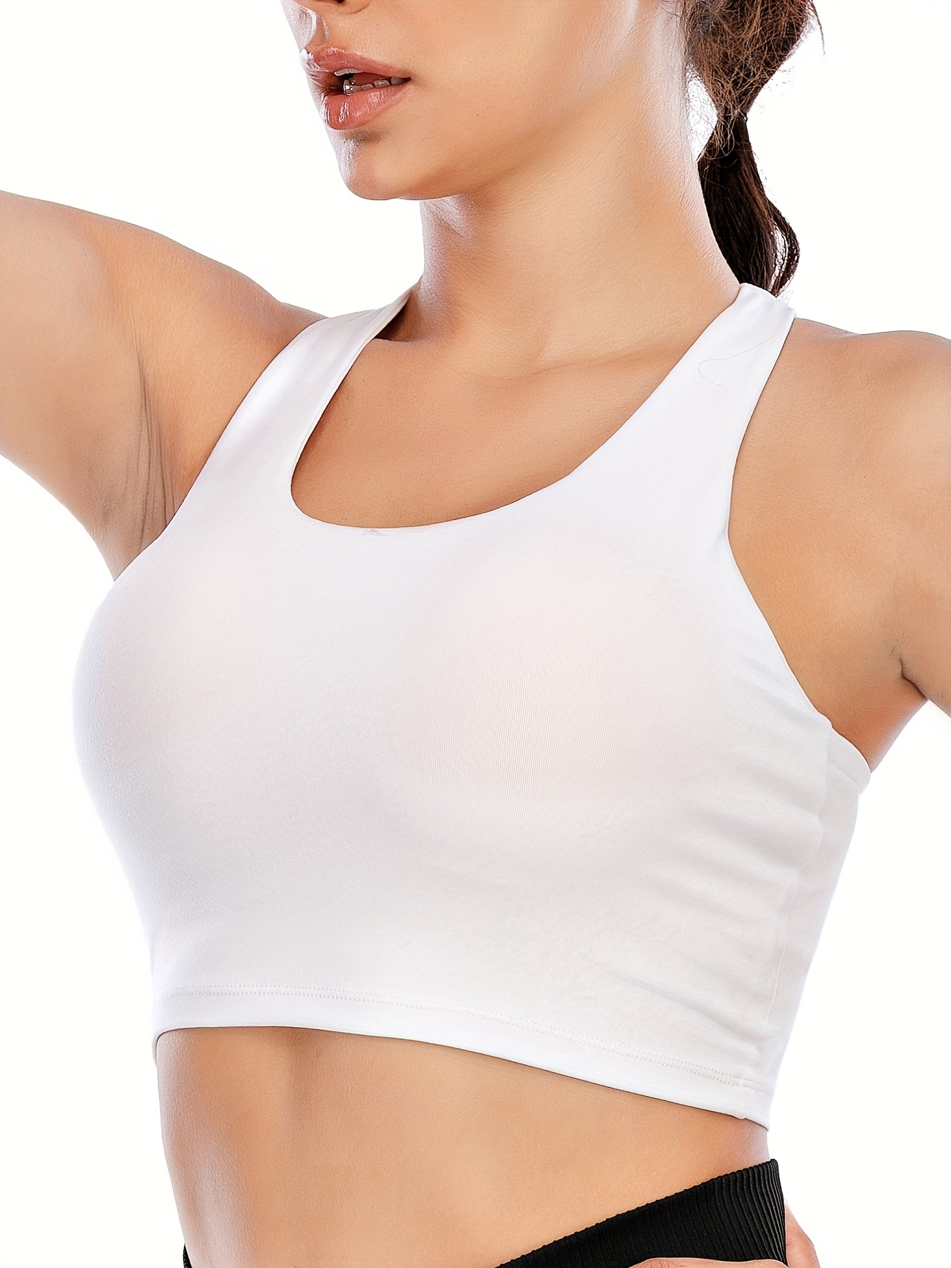 Aayomet Women Sports Bras Back Padded Workout Tank Tops Medium