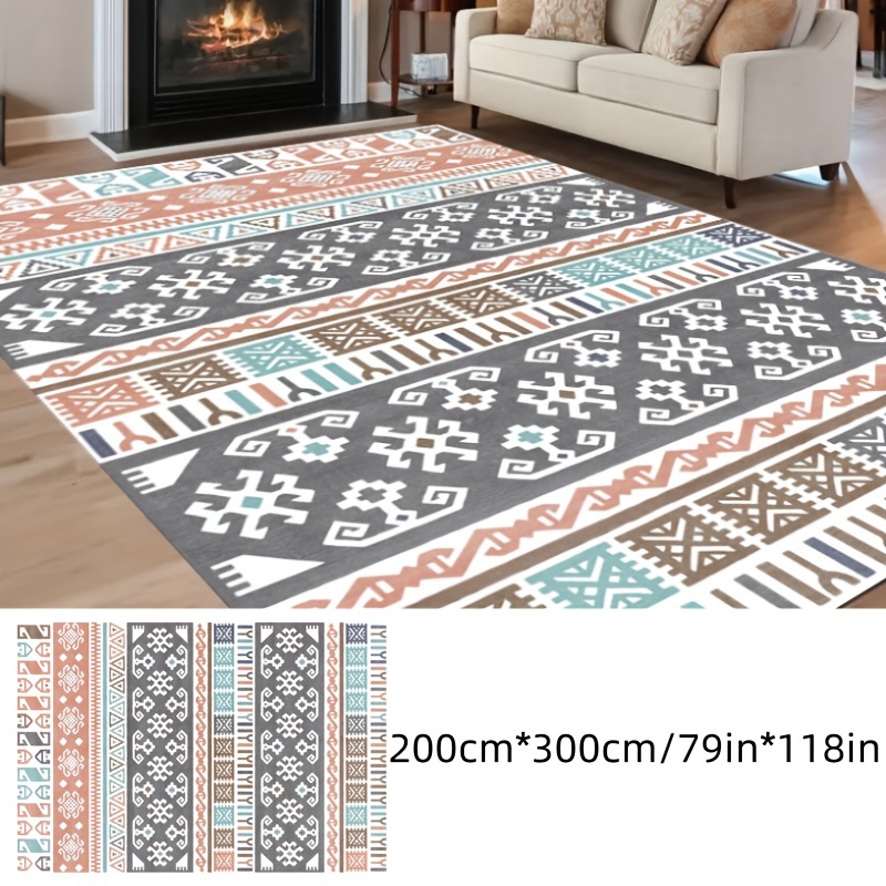 Moroccan Ethnic Floor Mat Non slip Modern Kitchen Mat Anti - Temu