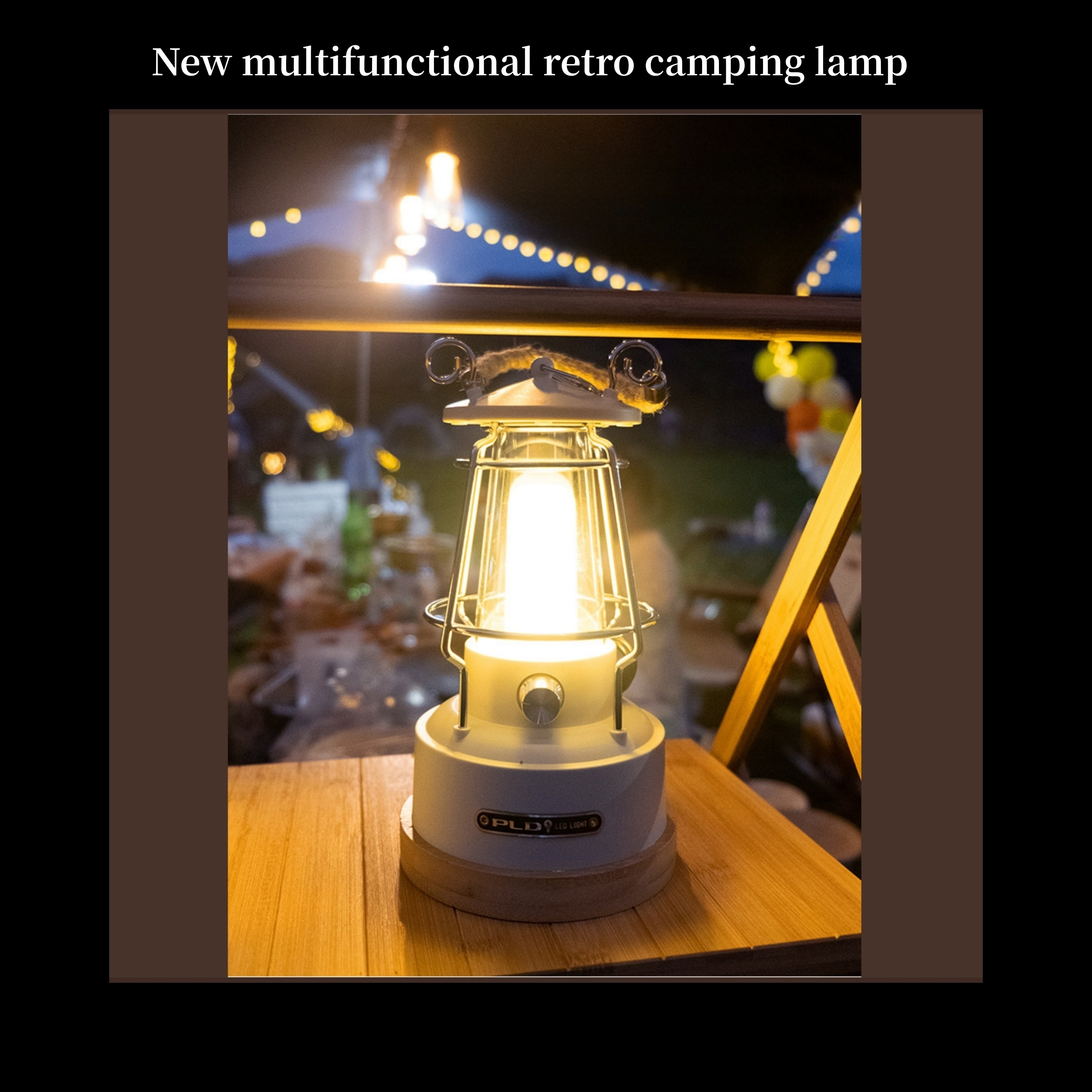Camping Light, Led Retro Battery Powered Lantern, Led Retro Camping Light,  Power Outage, Hurricane, Outdoor, For Family Party (cr2032 Battery) - Temu
