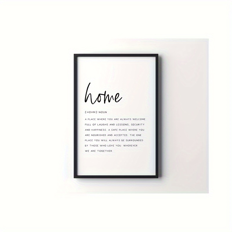 Definition Canvas Print - Perfect For Living Room, Entryway Decor | Ideal For New Year, Weddings, Graduations & Cocktail Parties | Polyester, Unframed, Perfect For Room Decor