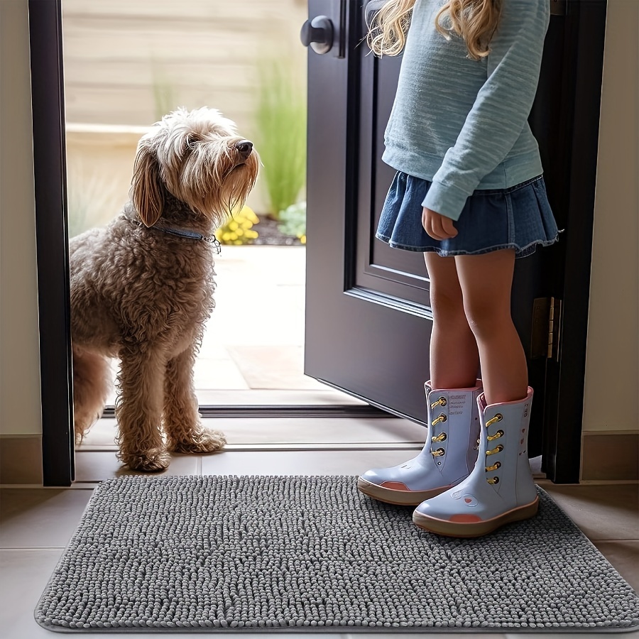 Ompaa Indoor Door Mat, Dog Rugs for Muddy Paws, Mud Mats for Dogs, Super  Absorbent Quick