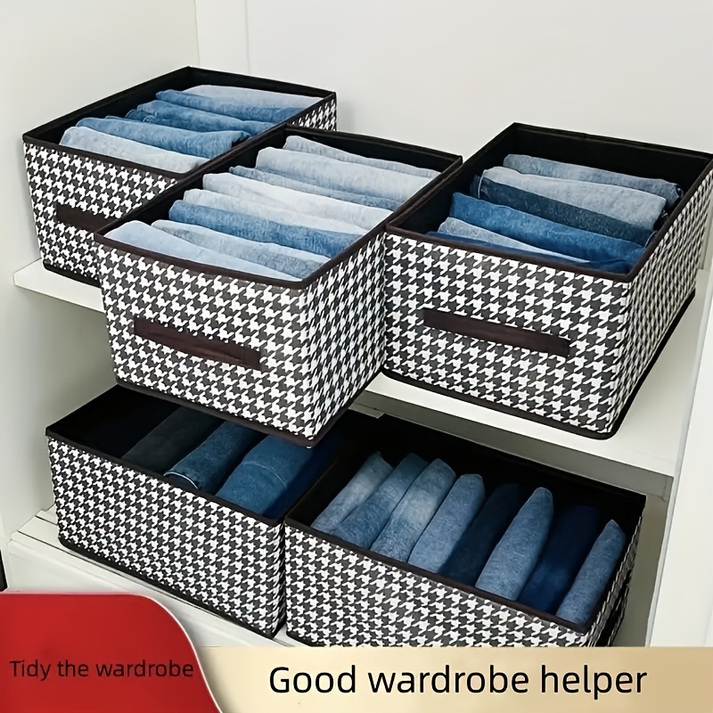 Portable Drawer style Clothes Storage Box Set Wardrobe Grid - Temu