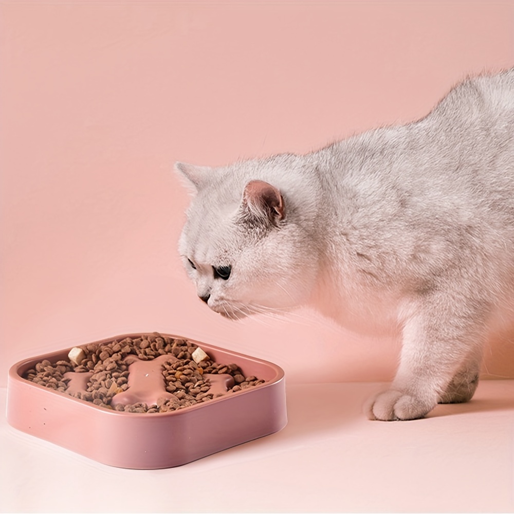 PET SLOW FEED BONE-SHAPED BOWL