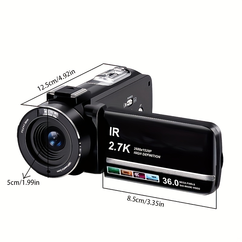 2.7k Hd カメラ 36 メガピクセルの写真ビデオ 一体型デジタル カメラは回転可能 フィート Hd 抵抗膜タッチ ディスプレイのサポート  手ぶれ防止機能 顔検出、美容機能 モバイル検出 マスストレージ (リムーバブル ディスク) 16 倍の効率的なズーム ありとなしの つの ...