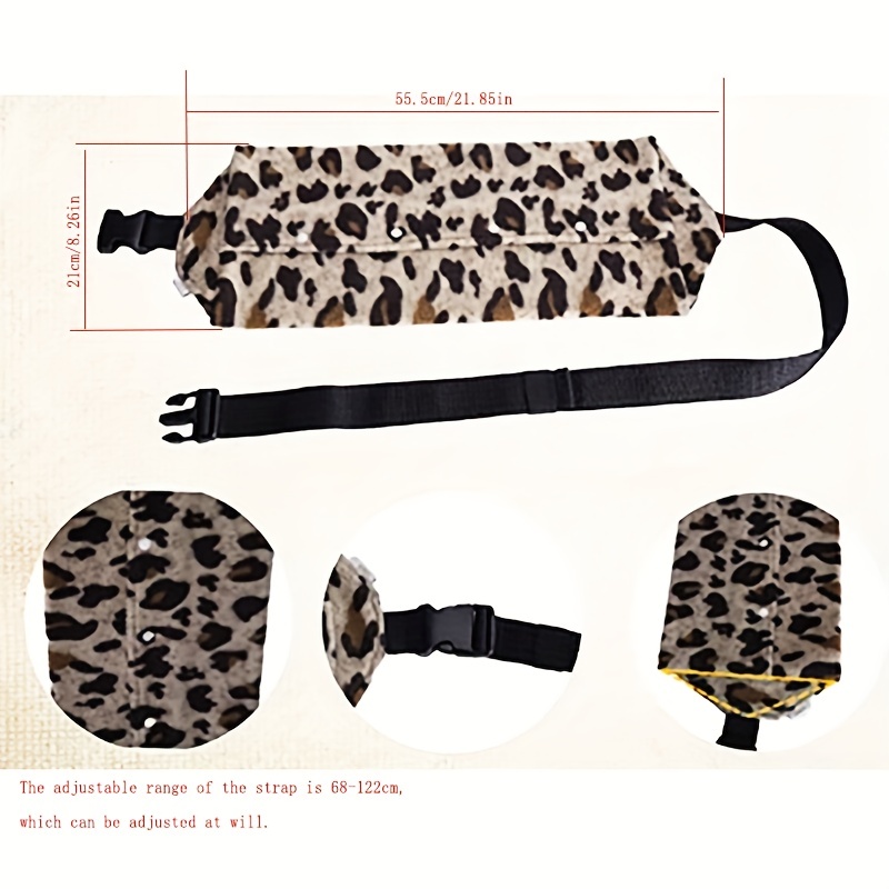 Leopard print pet clearance carrier