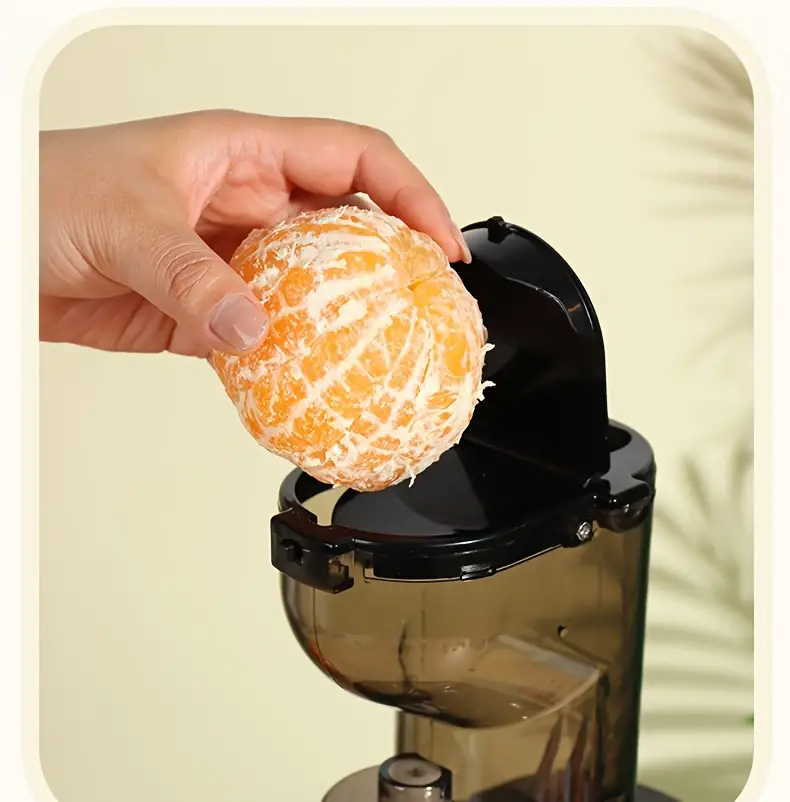 1pc juicer machines cold press juicer masticating juicer perfect for orange apples citrus juicing wide chute for easy fruit and vegetable intake for kitchen details 2