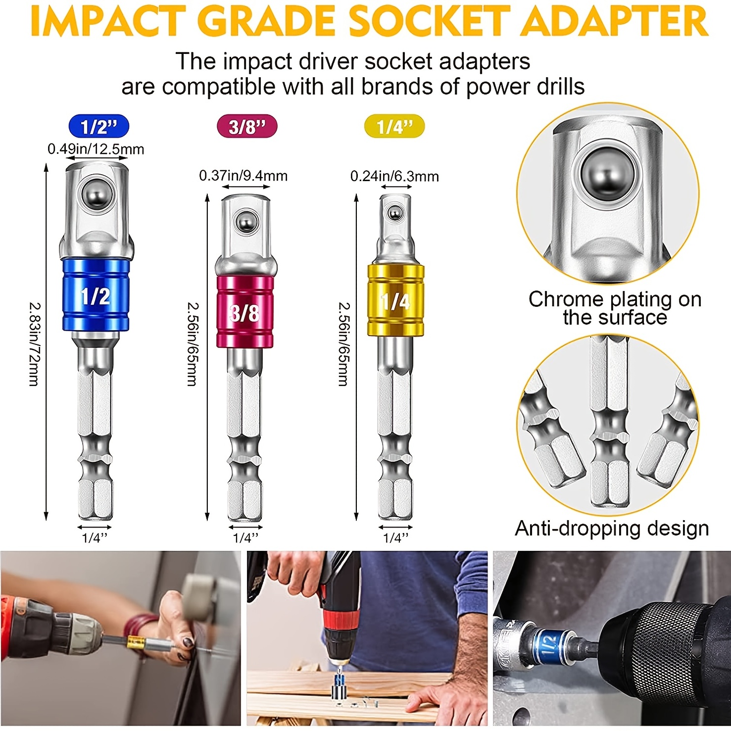 Drill Bit Extension Set Magnetic Drill Screwdriver Bit - Temu